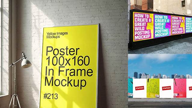 2133+ Wildposting Mockup Photoshop Freebie