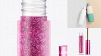 2135+ Opened Cosmetic Matte Metallic Bottle PSD Mockup Easy-to-Edit Photoshop Freebie