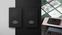 2141+ Embossed Business Card Mockup Hight Resolution