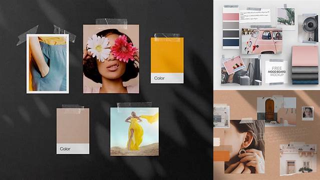 2141+ Free Mood Board Mockup Best for Showcase