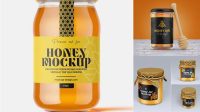 2141+ Honey Jar Mockup Free Easy Editable