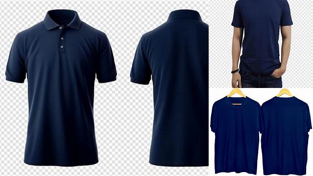 2143+ Mockup Kaos Polos Navy For Free Download