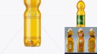 2145+ 1.5L Clear Plastic Lemonade Bottle PSD Mockup Download Free Premium Design PSD