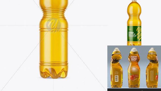 2145+ 1.5L Clear Plastic Lemonade Bottle PSD Mockup Download Free Premium Design PSD