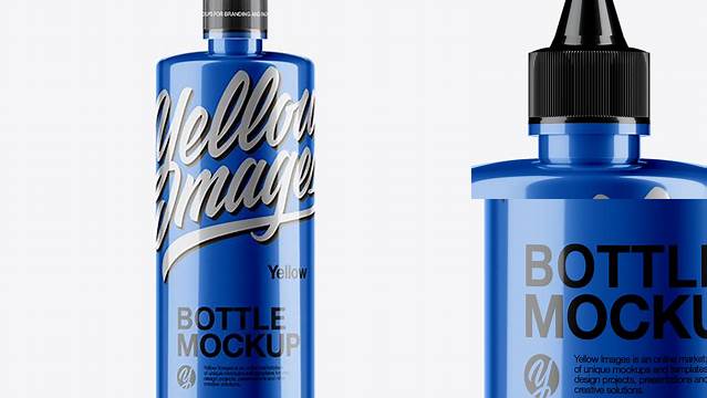 2145+ 375ml Metallic Bottle PSD Mockup Professional Quality PSD Freebie