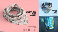 2147+ Silk Scarf Mockup Free Download Free Mockup Templates