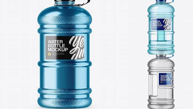 2149+ 2.2l Gym Water Bottle PSD Mockup Exclusive Free Photoshop Asset