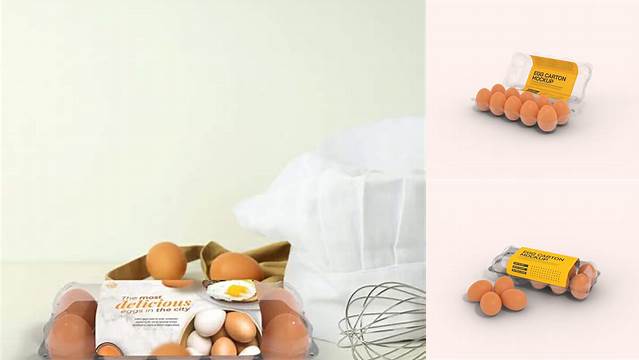 215+ Egg Box Mockup Premium Quality Freebie