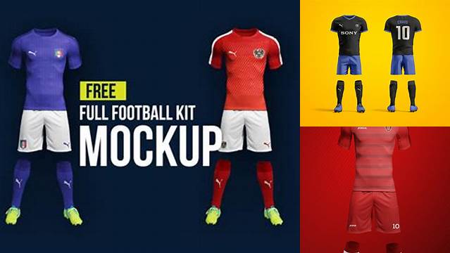 215+ Soccer Kit Mockup Free For Free Download