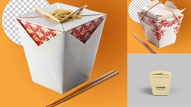 2150+ Chinese Takeout Box Mockup Customizable PSD Templates