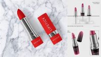 2152+ Open Glossy Lipstick PSD Mockup Download Free Premium Design PSD