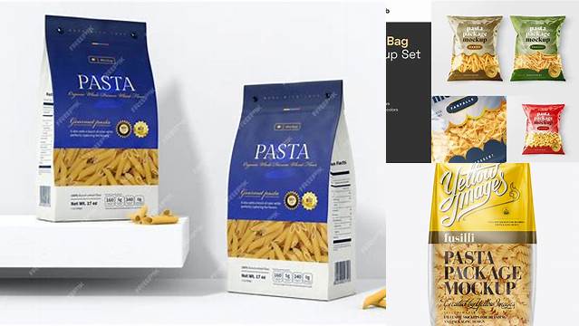 2154+ Pasta Bag Mockup Hight Resolution