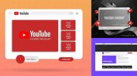 2156+ Mockup Youtube Free Easy to Use PSD