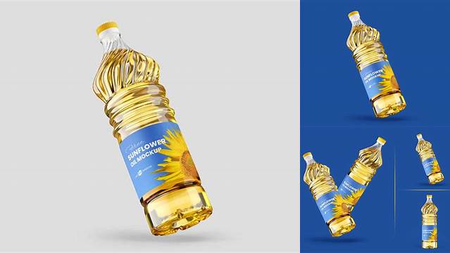 216+ Sunflower Oil Bottle Mockup Free Download PSD Free Download