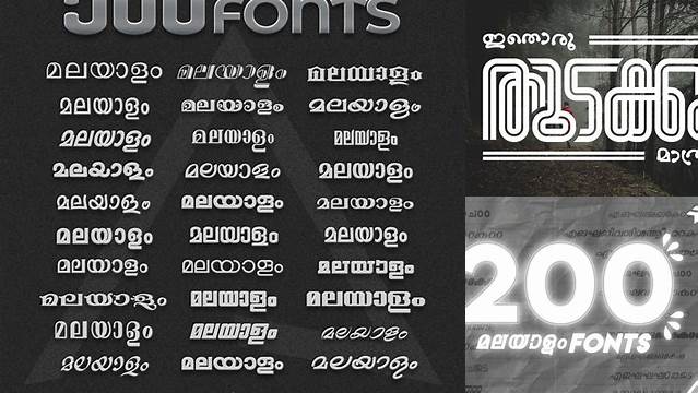 2162+ Malayalam Ttf Font Pack Exclusive PSD Design Freebie