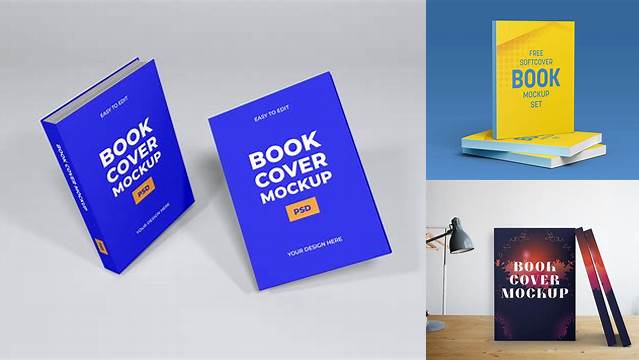 2164+ Photoshop Book Mockup Easy Editable