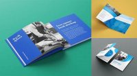 2166+ Company Profile Mockup Psd Easy Editable