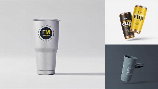 2166+ Tumbler Mockup Free Psd Fully Editable PSD Template