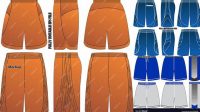 2169+ Basketball Shorts Mock Up Unique and Editable PSD