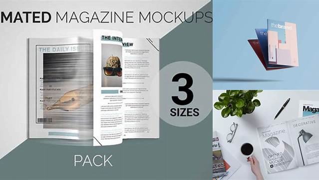 217+ Animated Magazine Mockup Free Best for Showcase