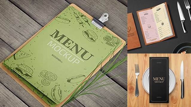 2177+ Menu Mockup PSD for Free