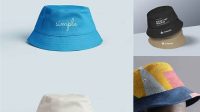 2180+ Bucket Hat Mockup Free Download Fully Customizable Photoshop Freebie