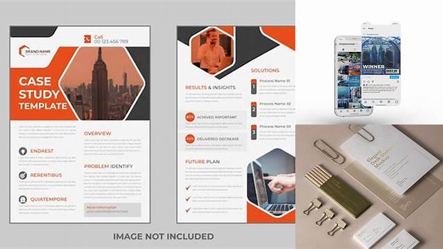 2181+ Case Study Mockup Elegant PSD Mockup