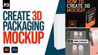 2188+ 3d Mockup Illustrator Include TIFF