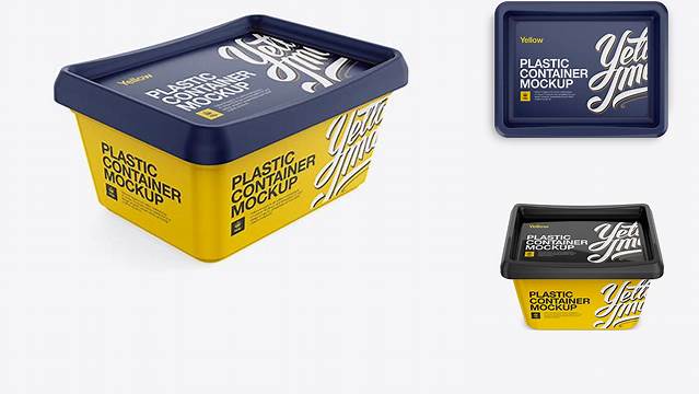 2194+ 500g Matte Butter Tub PSD Mockup Front View High-Angle Shot Free Downloadable Graphic Resource