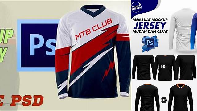 2194+ Mockup Jersey Panjang PSD Download