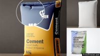 2195+ Cement Bag Mockup Free Download Include TIFF