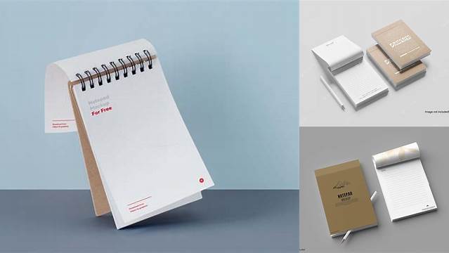 2197+ Notepad Mockup Professional PSD Template