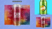 2201+ 473ml Bottle Can PSD Mockup Fully Editable Photoshop PSD Free Download