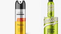 2202+ Metallized Aerosol PSD Mockup Premium Free Mockup PSD