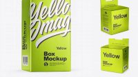 2205+ Metallized Paper Box Best Free Mockup PSD