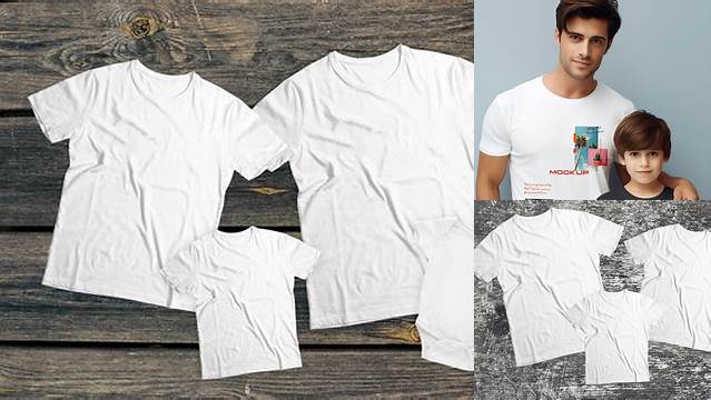 2207+ Family Tshirt Mockup Free Professional PSD Download