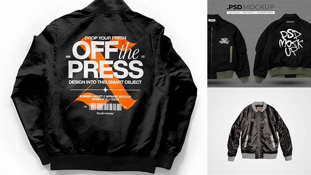 2210+ Bomber Jacket Mockup Free Download Download Free