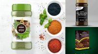 2211+ Spice Packaging Mockup Free PSD Mockup Resource