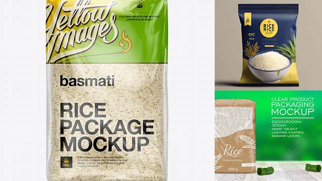 2213+ Rice Bag Mockup High Resolution