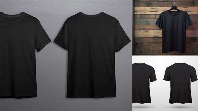 2214+ Black Shirt Mockup For Free Download