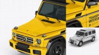 2219+ Mercedes Benz G class PSD Mockup Left Half Side View High-End Creative PSD Template