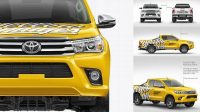 2220+ Toyota Hilux Mockup Free PSD Free Download