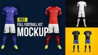 2221+ Soccer Kit Mockup Psd Free Download Free PSD