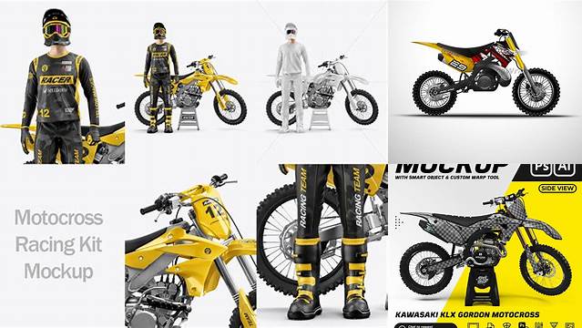 2224+ Motocross Mockup Smart PNG Image