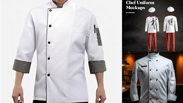 2227+ Chef Uniform Mockup Free Smart PNG Image