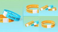 223+ Paper Wristband Mockup Free Versatile PSD Mockup File