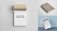 2230+ A4 Notepad Mockup Smart Object Free Photoshop File