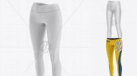 2230+ Women’s Leggings Front Half Side View Smart Design Template Free