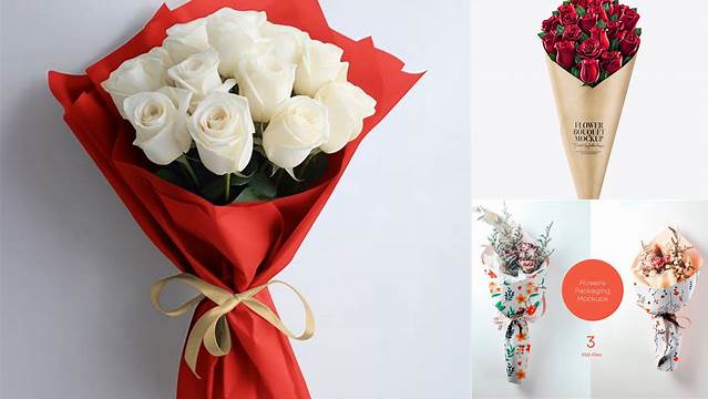 2234+ Bouquet Mockup PSD Download