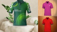 2234+ Polo Mockup Free Customizable PSD